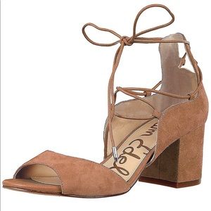 USED San Edelman Serene Suede Dress Sandal, Size 9